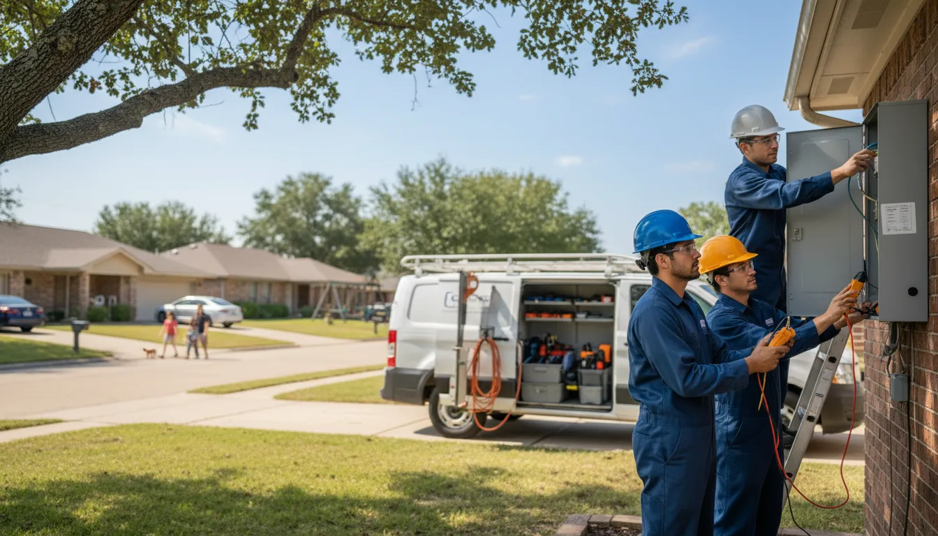 Certified electrician providing emergency electrical services in Hydetown, PA
